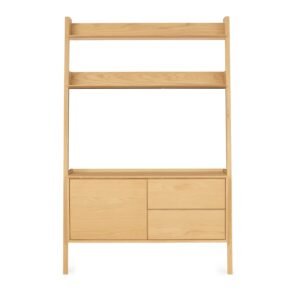 Ladder Bookcase With Storage
