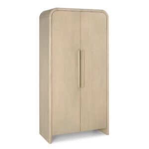 Rounded Two Door Wardrobe